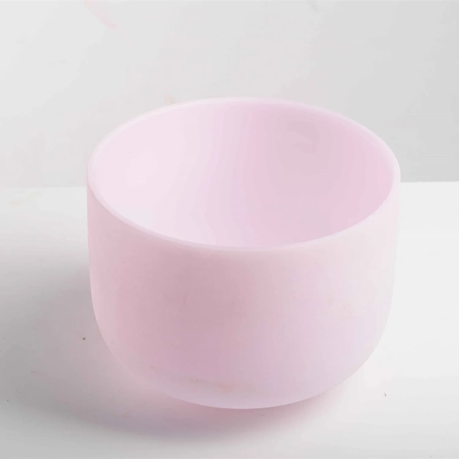 Hye-eun 432hz/440hz/528hz 8inch Morganit Gemstone Fusion Crystal Singing Bowl Yoga Meditation Energy Healing Chakra Sound Bowls