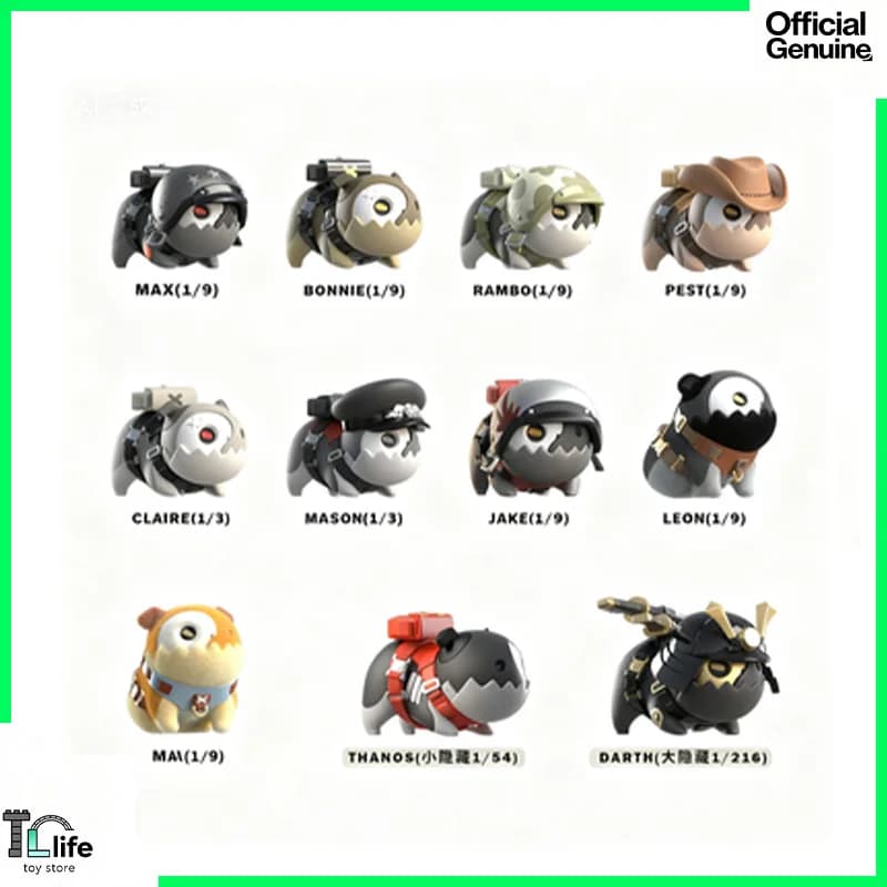 Mr.Bone 5th Generation The Wild One Dirty Silk Dog Series Blind Box Anime Figure Decorazione del desktop Bambola Scatola misteriosa Giocattoli regalo
