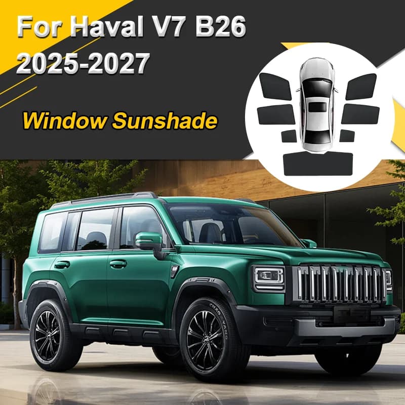 Parasole per Auto Haval V7 B26 2025 2026 2027, Tendine Parasole Isolanti Termiche, Rete per Finestrini, Visiere per Parabrezza, Accessori Auto