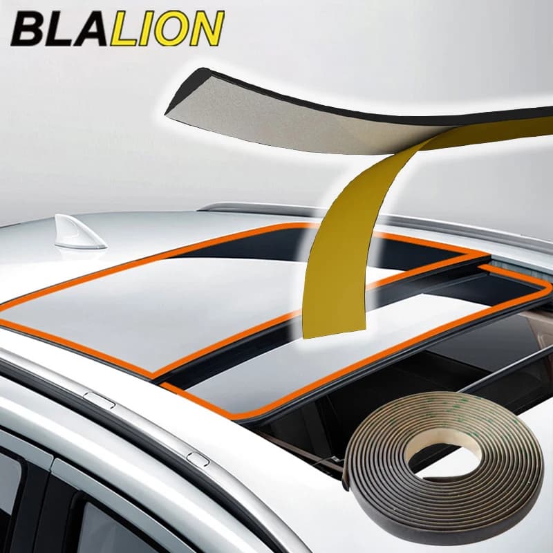 BLALION Striscia sigillante per tetto auto Protezione in gomma per finestrino auto Guarnizione Guarnizione Trim Porta auto Finestre in vetro Styling per modanatura bordi