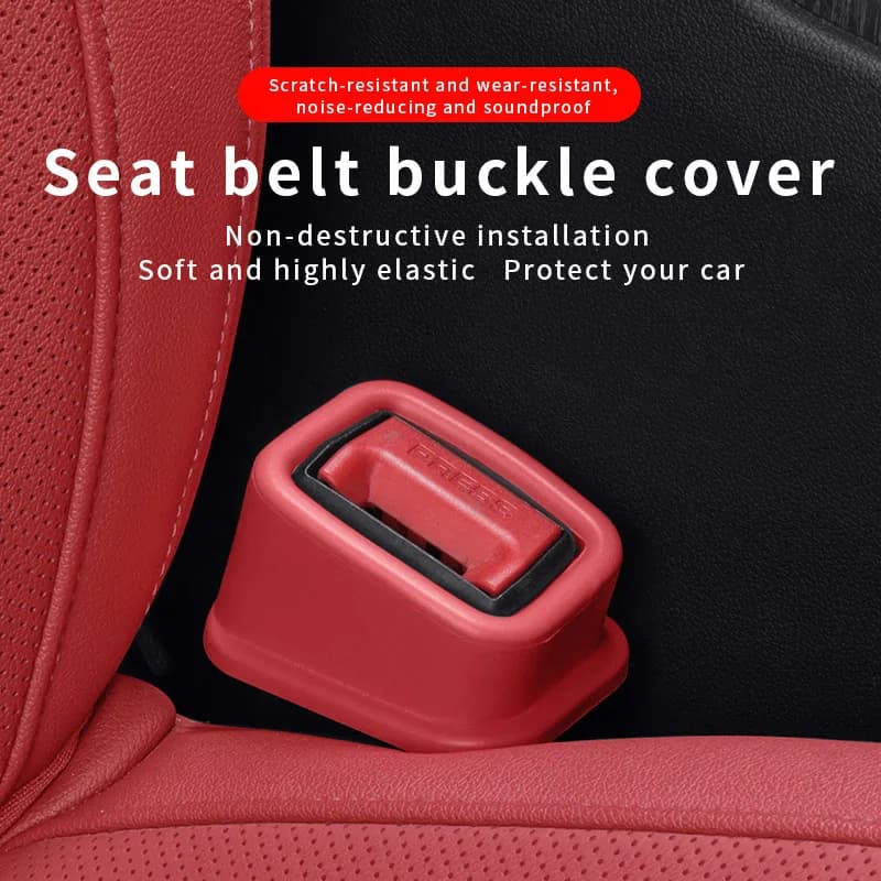 Nuova copertura della fibbia della cintura di sicurezza per auto Cintura di sicurezza antigraffio Protezione del pulsante allargato Copertura di protezione della cintura di sicurezza Accessori interni per auto