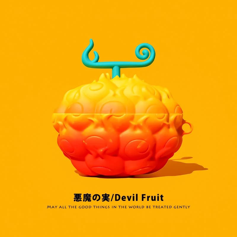 Devil Fruit Cartoon Cute Cover for Apple AirPods 4 Earphone Protective Case for AirPods Pro 3 2 Charging Cover for AirPods 3 2 1