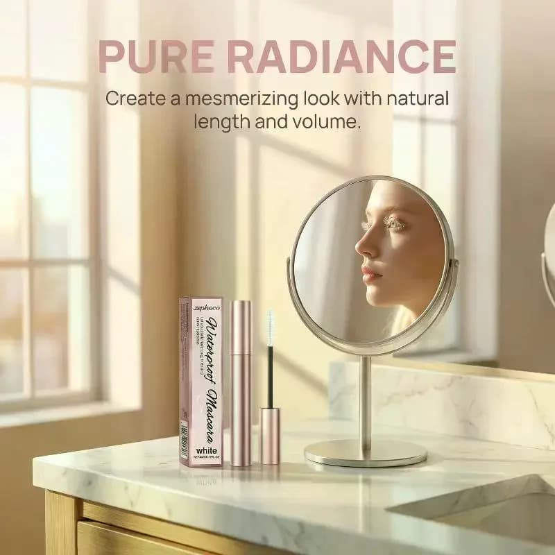 Mascara arricciaciglia marrone naturale, impermeabile, a lunga durata, resistente al sudore, per il trucco degli occhi da donna, 5 ml