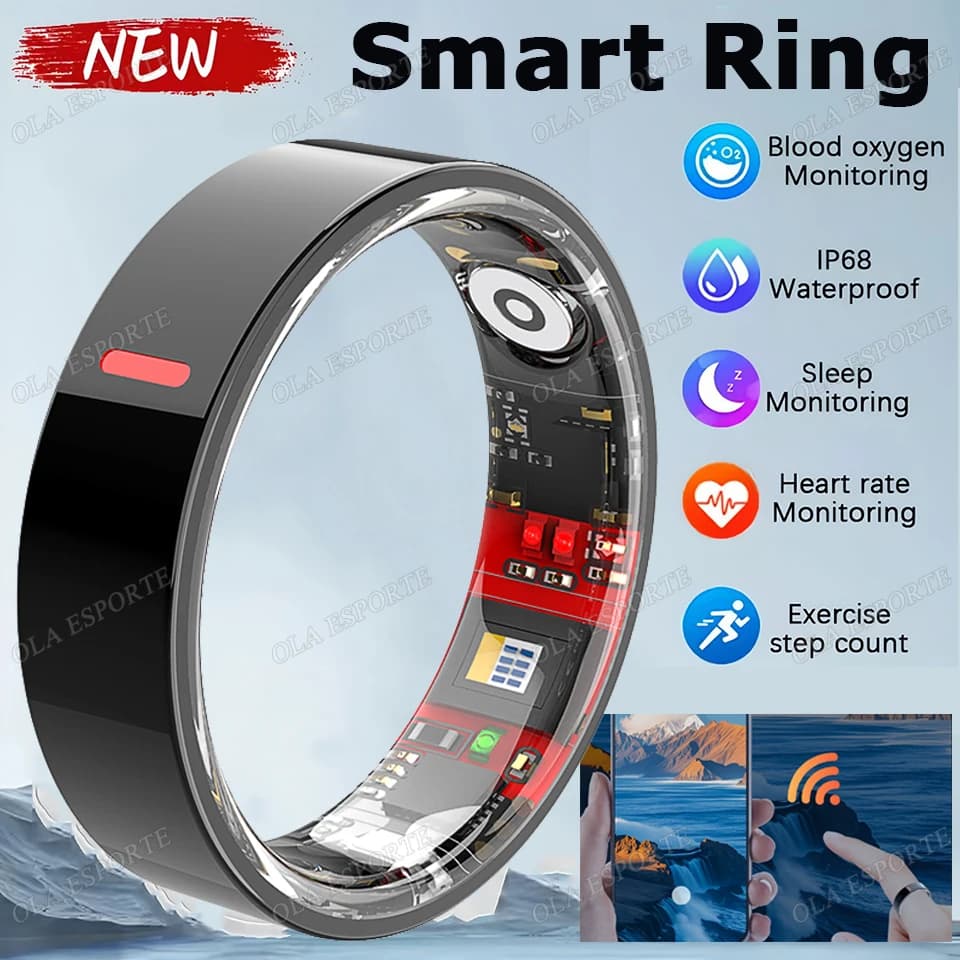 Smart Health Rings Sleep Monitor Heart Rate Blood Oxygen Ring Sleep Ring Activities Fitness Gifts for Friends Family Collections