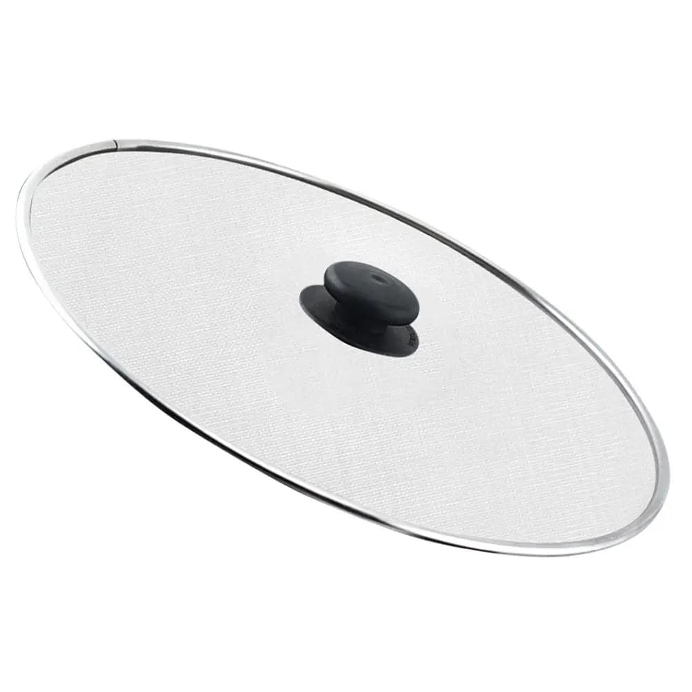 Premium Stainless Steel Splatter Screen for Frying Pan Grease Splatter Guard Mesh Lid for Pots Pans Woks Oil Proof Cooking