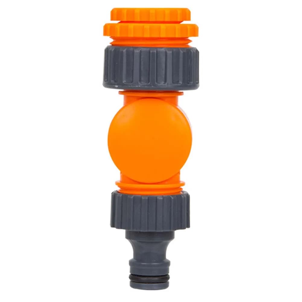 Plastic Garden Hose Quick Connect Garden Hose For Various Watering Tasks Orange Lightweight Watering Equipment Smooth Water Flow
