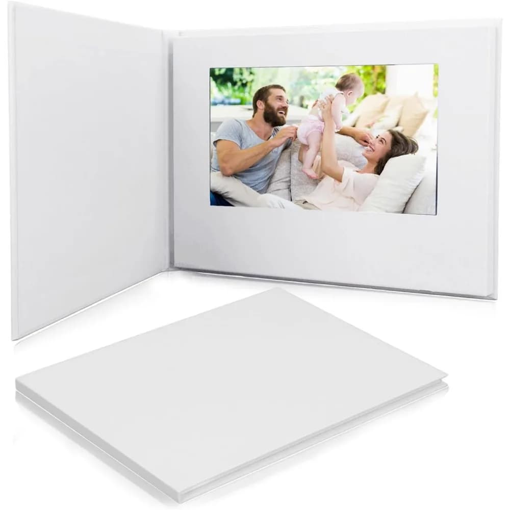 Cornice Digitale con Touchscreen HD da 7 Pollici e Memoria da 4GB, Regalo per Festa della Mamma, Anniversario, Natale, Matrimonio