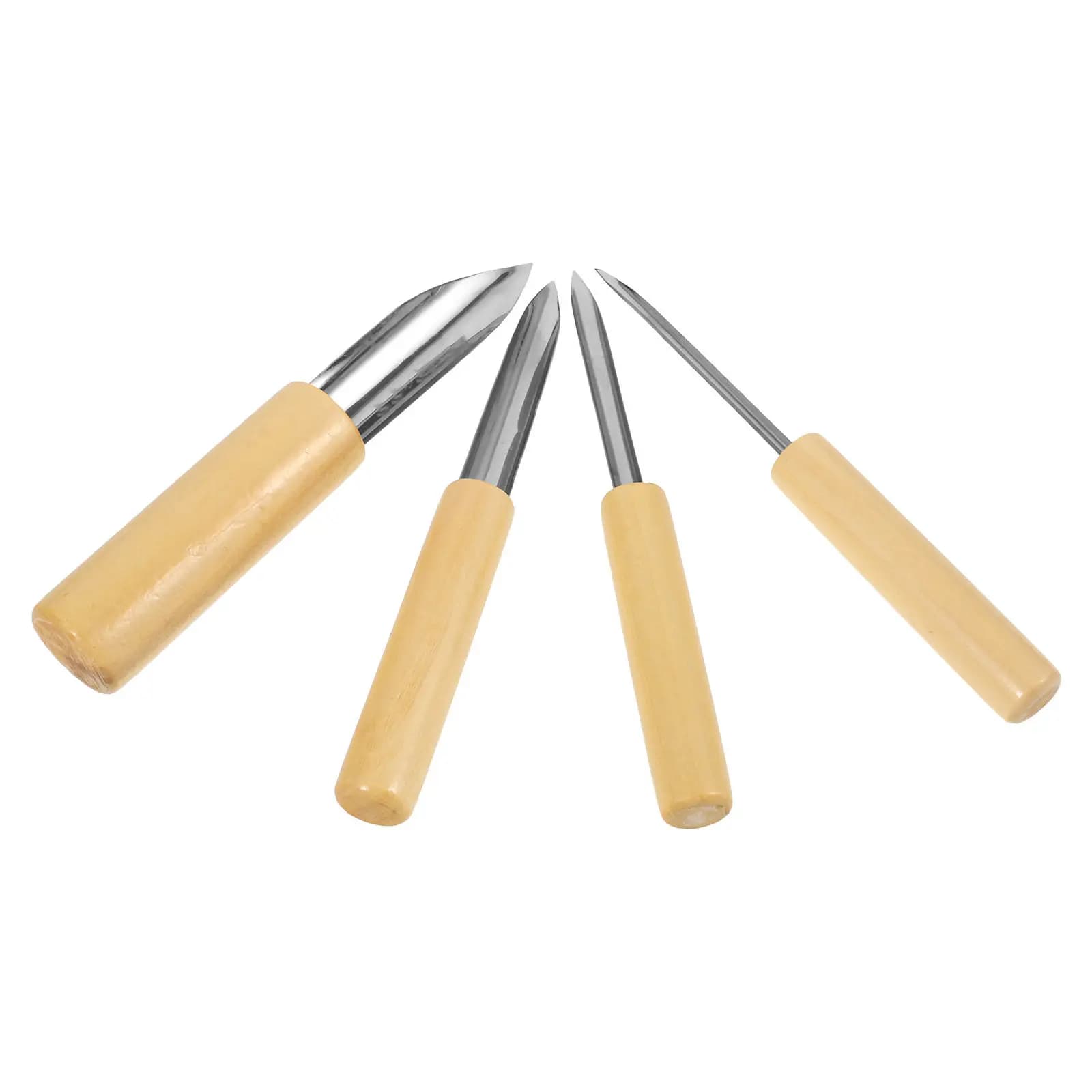 4Pcs Clay Hole Cutters Pottery Punch Tools Circular Drilling Pottery Circle Cutter for Ceramic Sculpture Polymer Clay