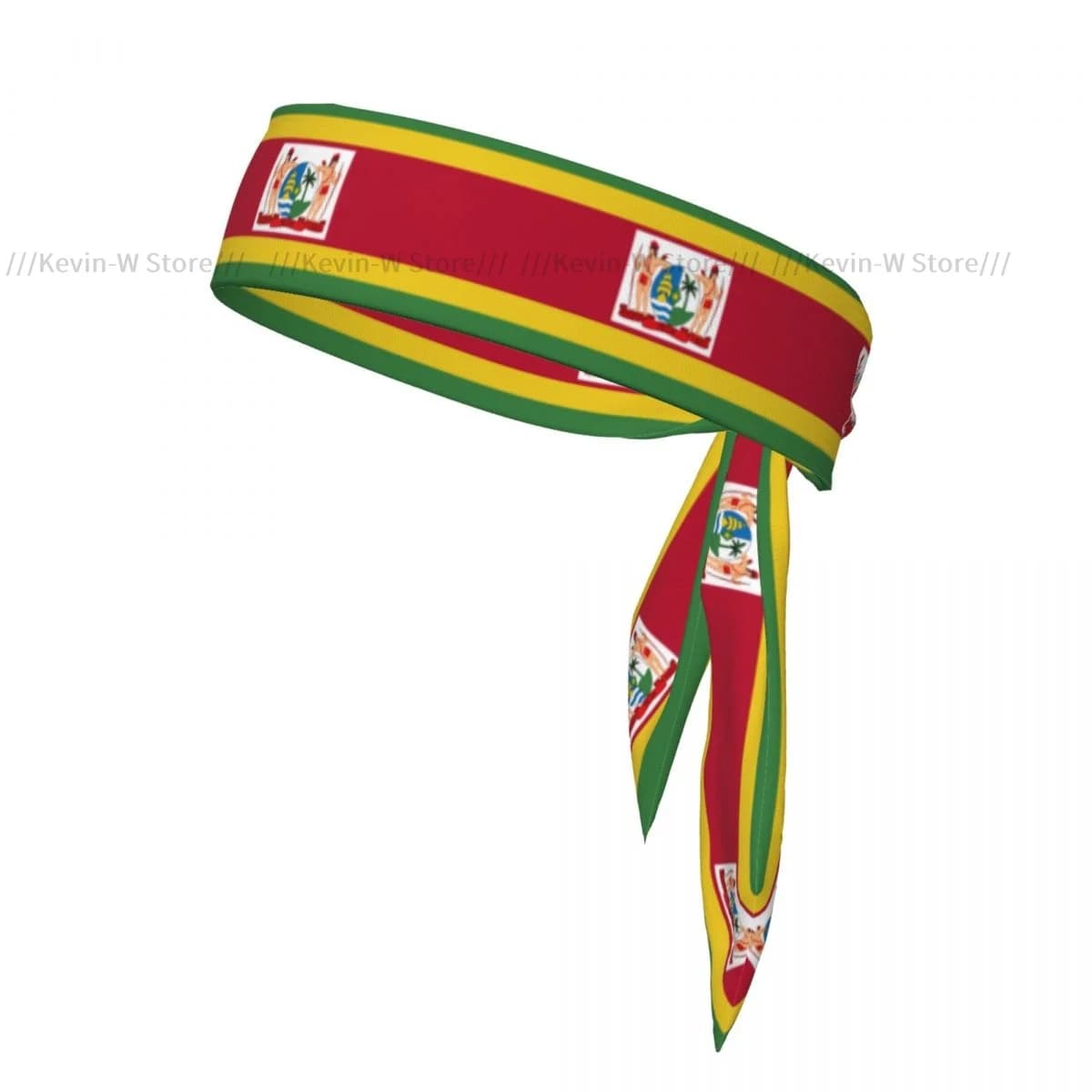 Fasce per cravatta Bandiera del Suriname Fascia per la testa sportiva Fascia per il sudore atletica Bandana traspirante