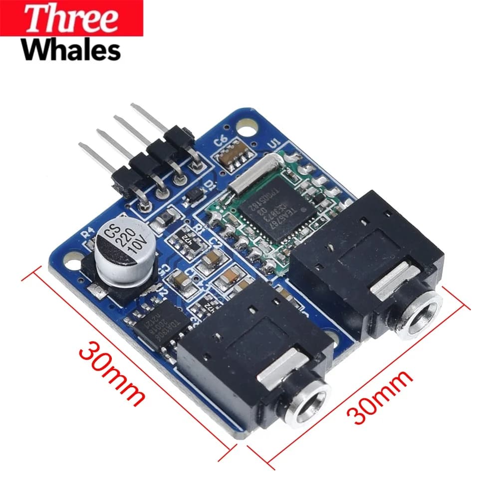 1/2/5PCS THR TEA5767 FM Stereo Radio Module for Arduino 76-108MHZ With Free Cable Antenna