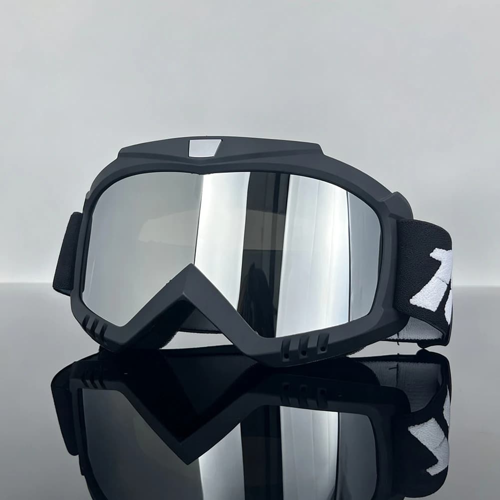 Adult Ski Snowboard Goggles Unisex Anti-Fog UV400 Snow Protection Eyewear over Glasses Motocross Style Skiing Unisex Mask
