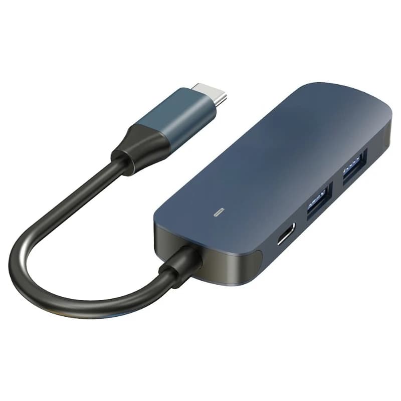 Docking station 4 in 1 Docking station per notebook USB 3.0 supporta cavo HDMI ad alta definizione con ricarica rapida PD