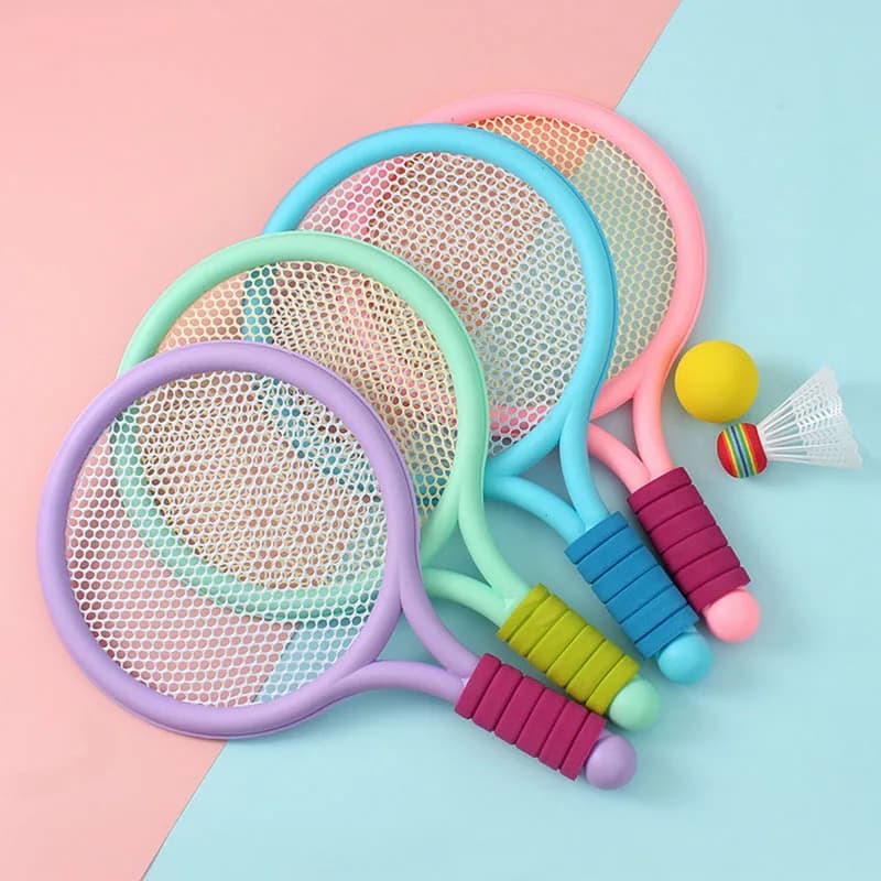 Children's Tennis Rack Outdoor Sports Badminton Rack Toy Set for kindergarten set for 3-12 years