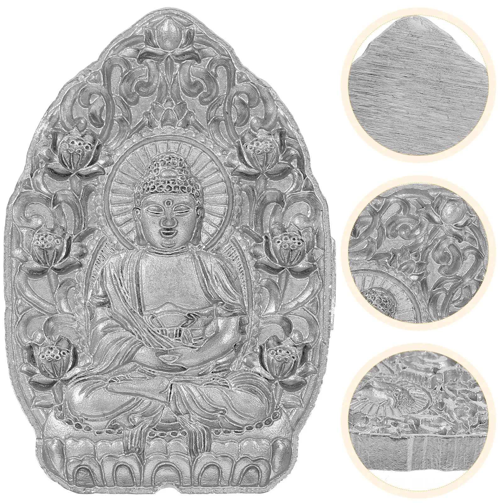 Buddha Shaped Fragrant Tablet Mold Steel DIY Handmade Scented Tablet Maker Flexible Reusable Craft Mold for Pendant Making