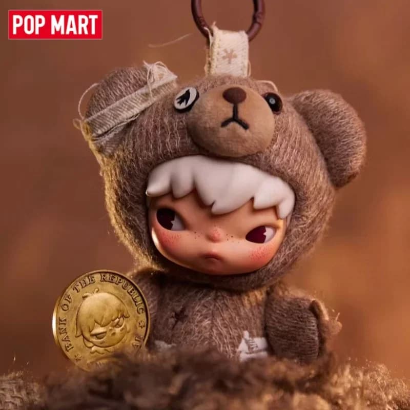 POP MART Hirono Road Journal Series Peluche Ciondolo Mystery Box Originale Blind Box Giocattoli a Sorpresa Borsa Anime Figure da Scrivania