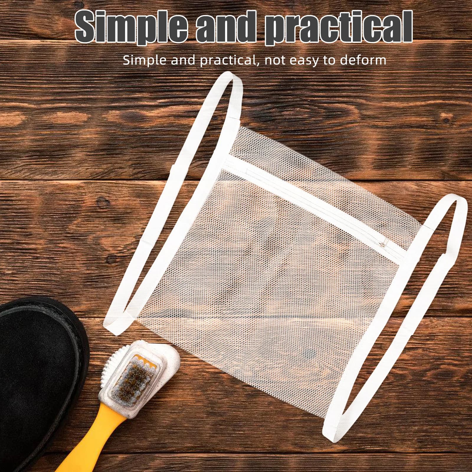 Bag for washing reusable shoes Fast drying mesh material Laundry case Travel storage organizer Shoe cleaning protection