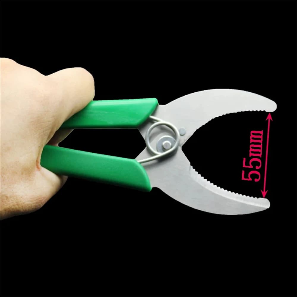 Professional Pruning Shears Garden Orchards Vineyards Grafting Knife Stainless Steel Grafting Tool Flat and Serrated Blade