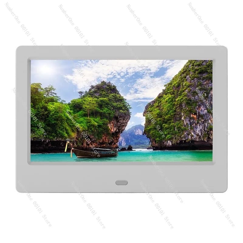 Cornice Digitale LED HD Classica da 7 Pollici, Album Elettronico, Display Pubblicitario da Scrivania, Regalo Promozionale Aziendale, per Sale Espositive