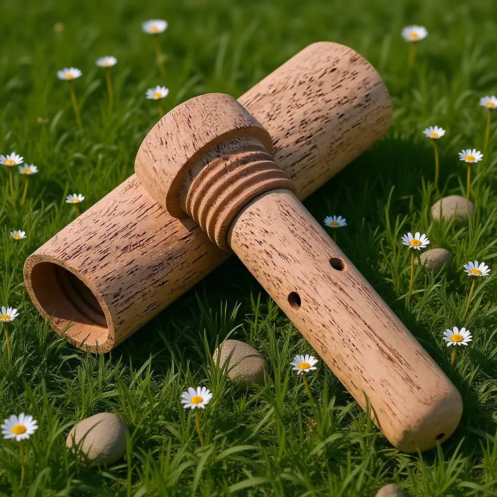 Inalatore Nasale in Legno Naturale con Oli Essenziali, Diffusore per Aromaterapia per Chiarezza Mentale e Riduzione dello Stress