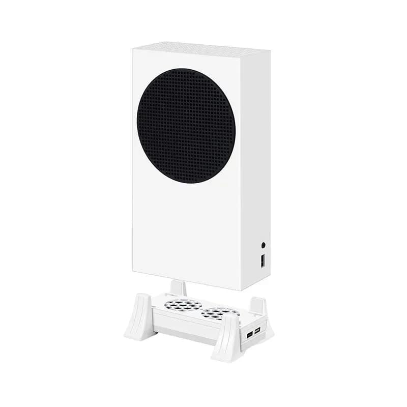 Supporto Verticale con Ventola di Raffreddamento per Xbox Series S, Radiatore Superiore/Laterale con Porte USB, Accessori per Console Xbox Series S