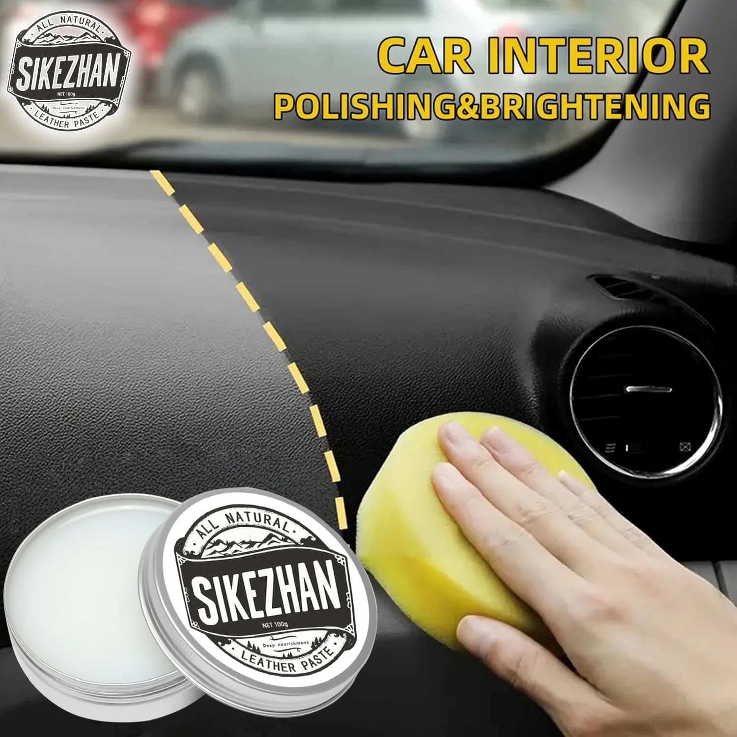 Restauratore di plastica per auto Ritorno al nero lucido Interni auto Pelle e pannello Rinnovo agente di rivestimento cerato Lucidatura automatica e rivestimento di riparazione
