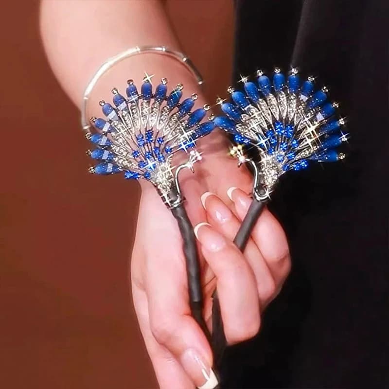 Stylish Stressless Hair Clip, Modeling Roller for Hair, Hair Clip with Flowers, Feather, Swan, Peacock for Girls circumcc55 reason