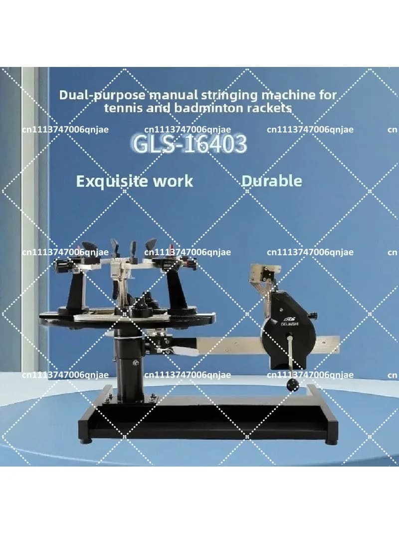 Hand Operated Portable Badminton Tennis Racket Stringing Machine - Compact Winding Tool for Sports Equipment