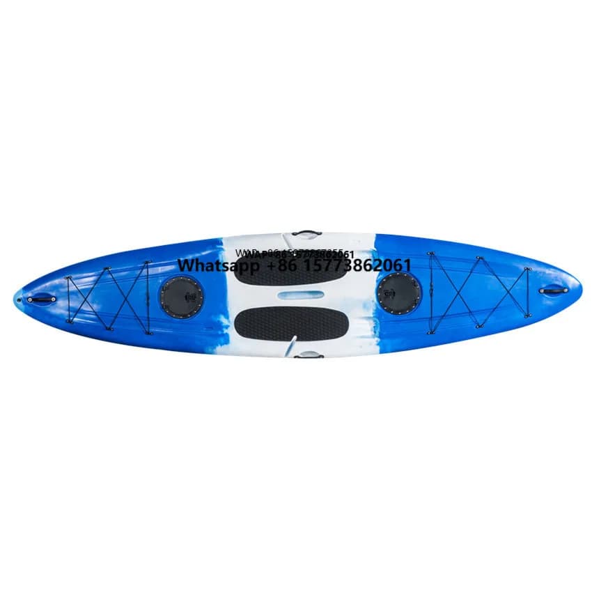 Kayak Stand-Up Paddle Board in Plastica LLDPE da 12 Piedi con Pagaia e Remi
