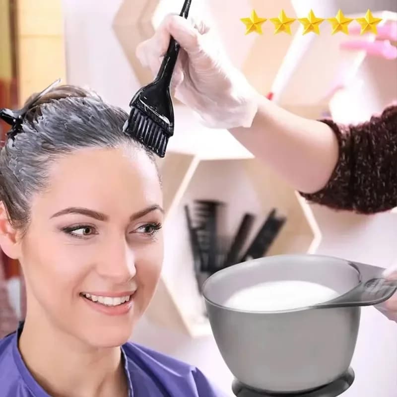 【Vendite calde】 Kit professionale per colorare i capelli da 6 pezzi/set per barbiere e uso domestico - Include strumenti per parrucchieri perfetti
