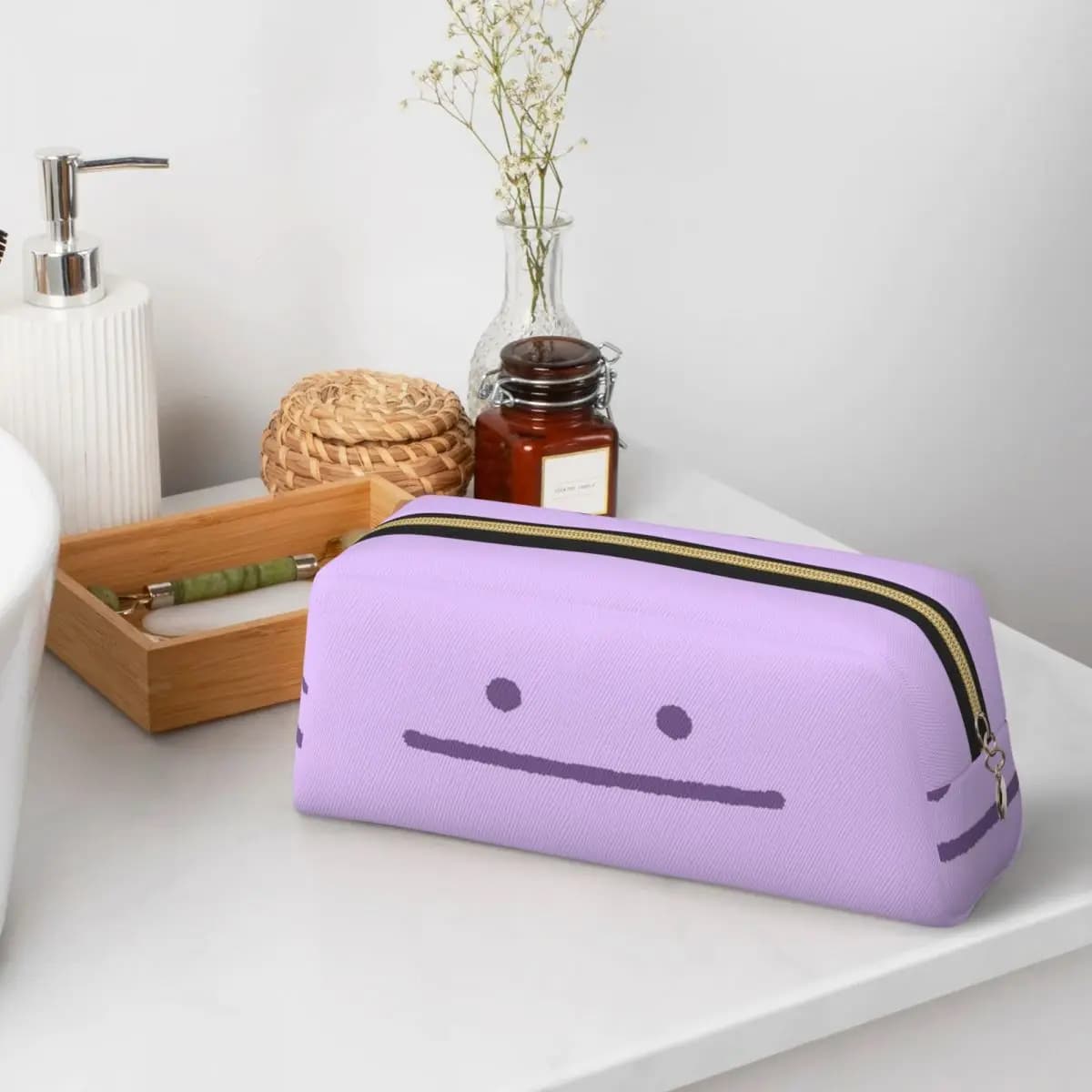 Astuccio per matite Ditto Face Ditto Fy Anything 22 per studenti, scatola portapenne, borsa portamatite, astuccio grande, porta penne