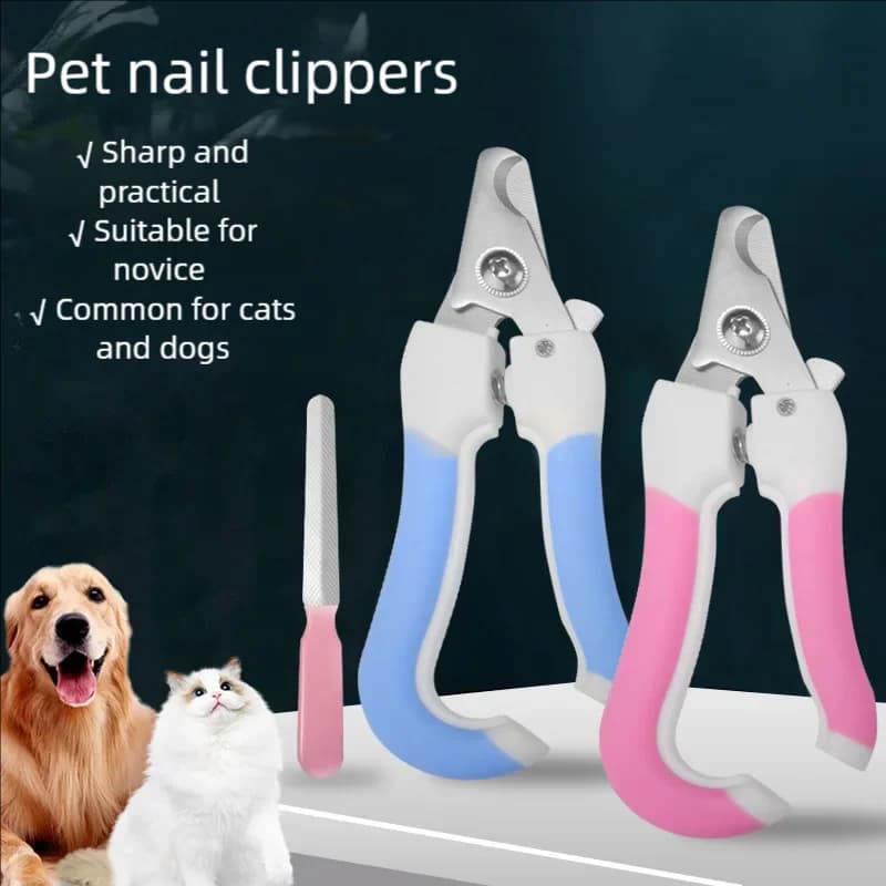 Forbici Tagliaunghie per Cani e Gatti, Strumento di Toelettatura Ergonomico per Animali Domestici