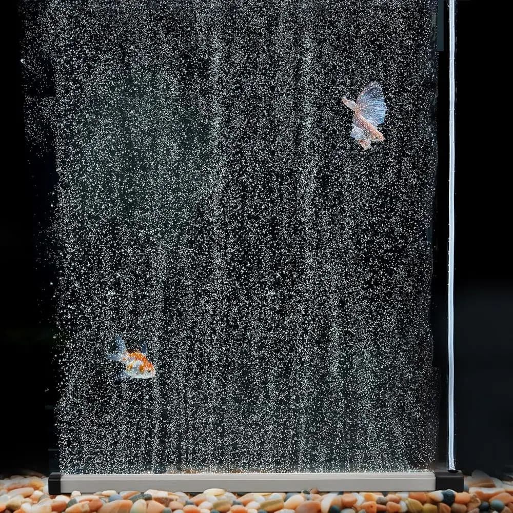Kit Nano per Aquario con Effetto Cascata d'Aria, Oxygen Silent Diffuser for Fresh and Salt Water Aquarium (35 cm)