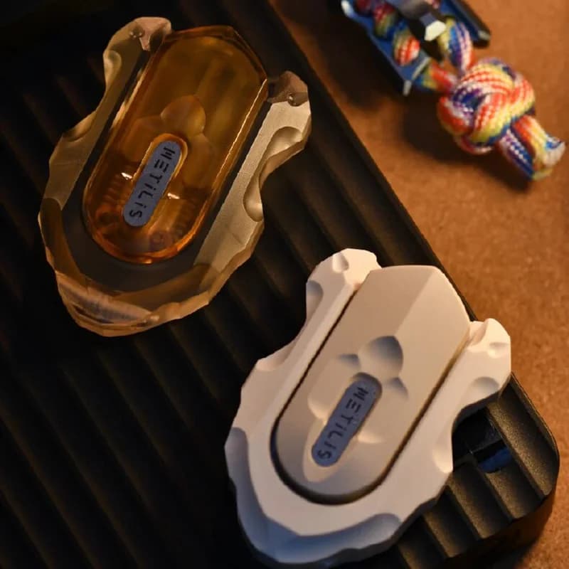 EDC Fidget Push Slider EDC PEI/PEEK Fashion Adult Stress Relief Toy Fidget Spinner ADHD Focus Fidget Toys Gift