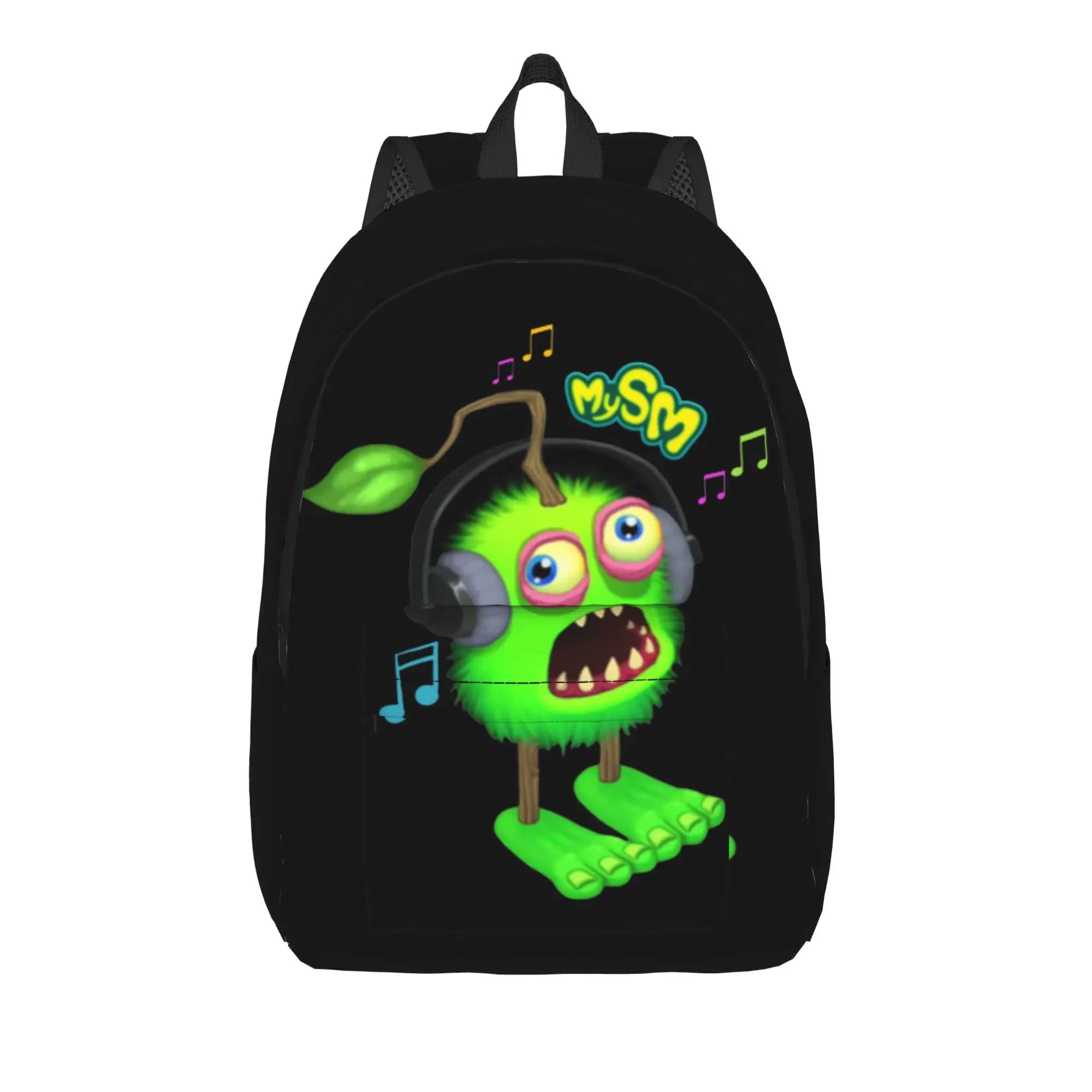 My Singing Monsters Video Game Casual Backpack Sports High School Hiking Travel Cartoon Daypack for Men Women Laptop Canvas Bags