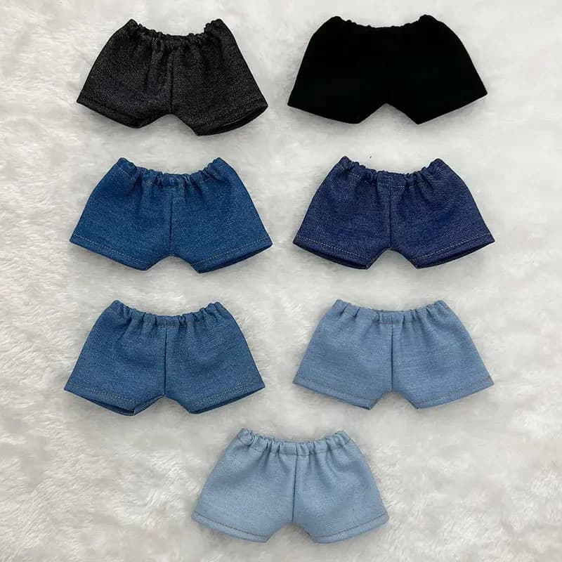 Simpatici vestiti per bambole di peluche per 10/15/20 cm Idol Doll Outfit Accessori Moda Jeans per bambole Super Star Collezione di giocattoli Regalo