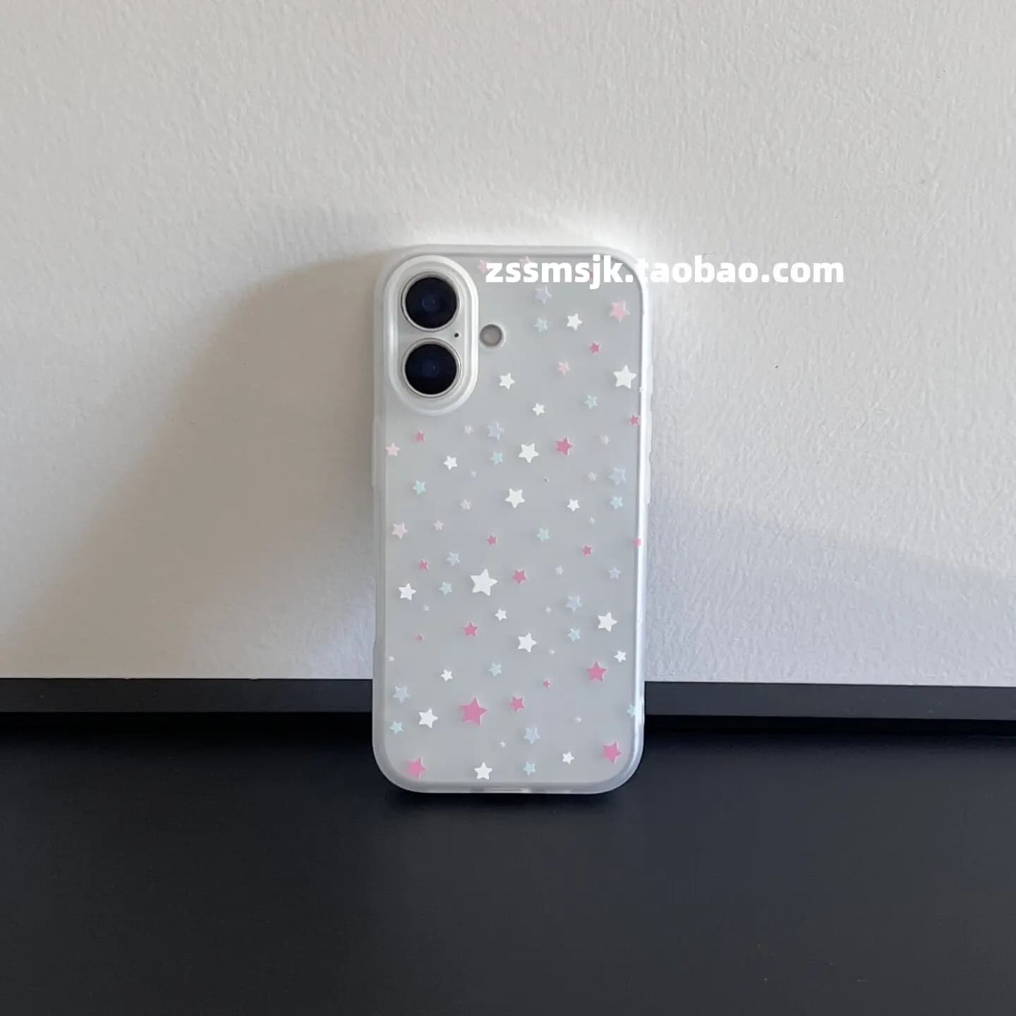 Korean Ins Colorful Star Matte Kawaii Girl Phone Case For iPhone 17 16 E 15 14 13 12 11 Pro XR X Max 7 8 Plus Mini Y2K Cover
