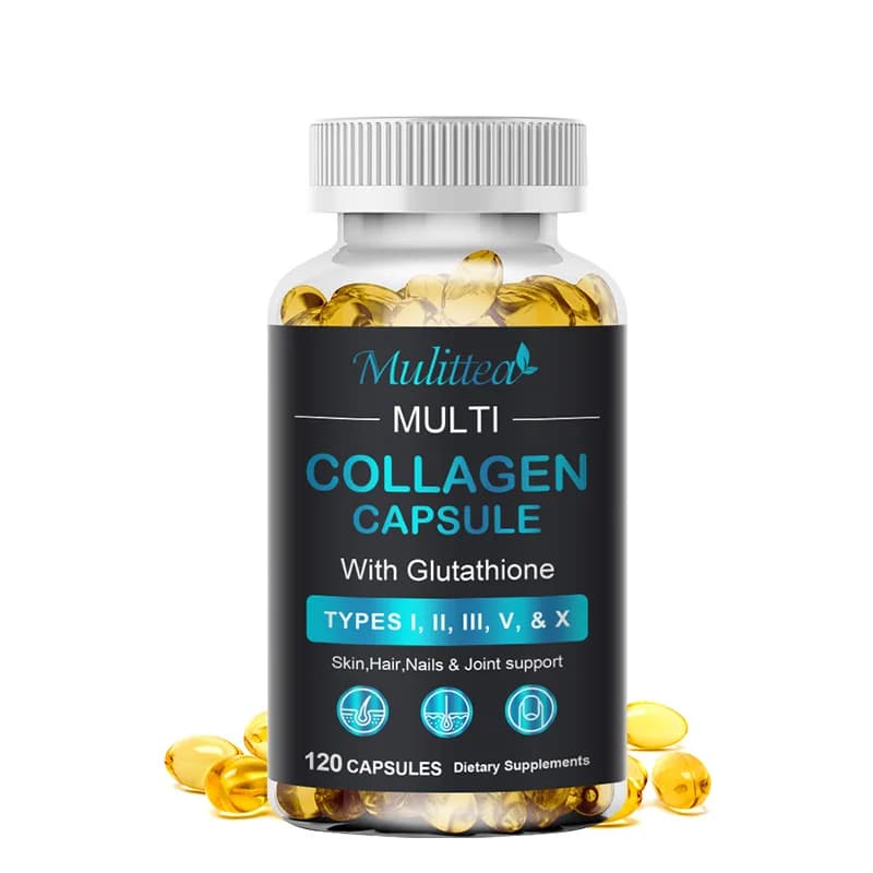 Multiple collagen Mulittea with support to biotin Anti-aging skin nails hair and joints health antioxidant firming support for skin