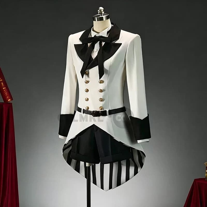 Costume Cosplay Anime Ciel Phantomhive, Cappotto, Pantaloncini, Camicia, Gilet, per Convenzioni Anime, Halloween, Natale