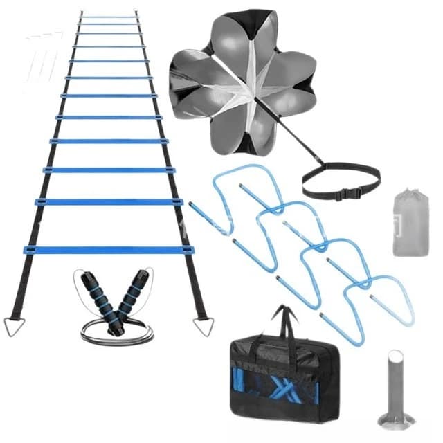 Agile ladder set logo plate resistance umbrella soft ladder set jumping ladder agile ladder rope ladder training set