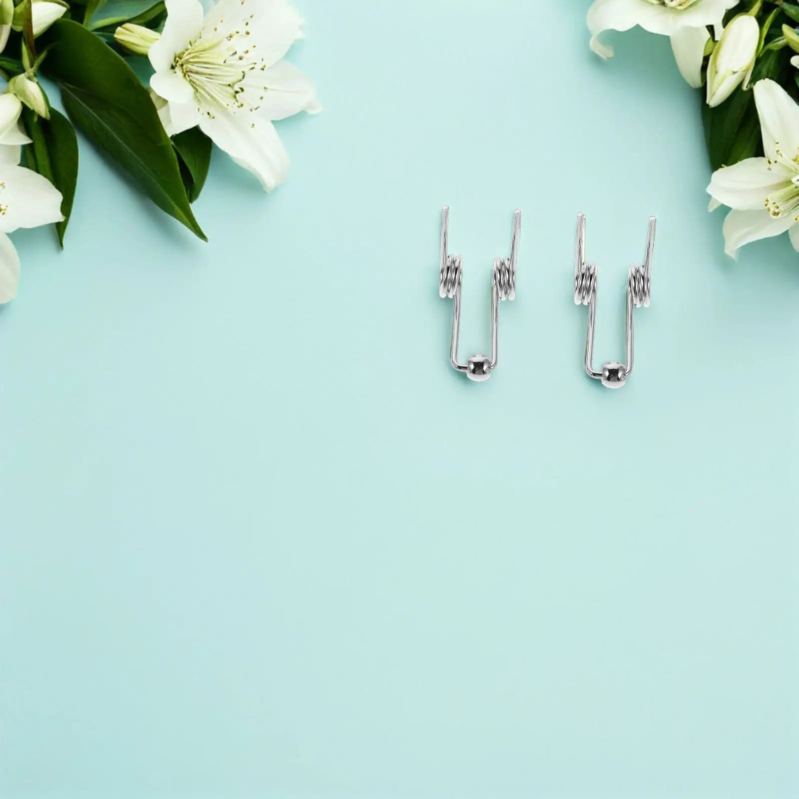 6 Pieces Metal Torsion Molds for Iron Curly Hair, Double Spare Parts, 30mm, Heat Resistant, Hair Ribbing Accessories, Fa-da-te Components for Styling