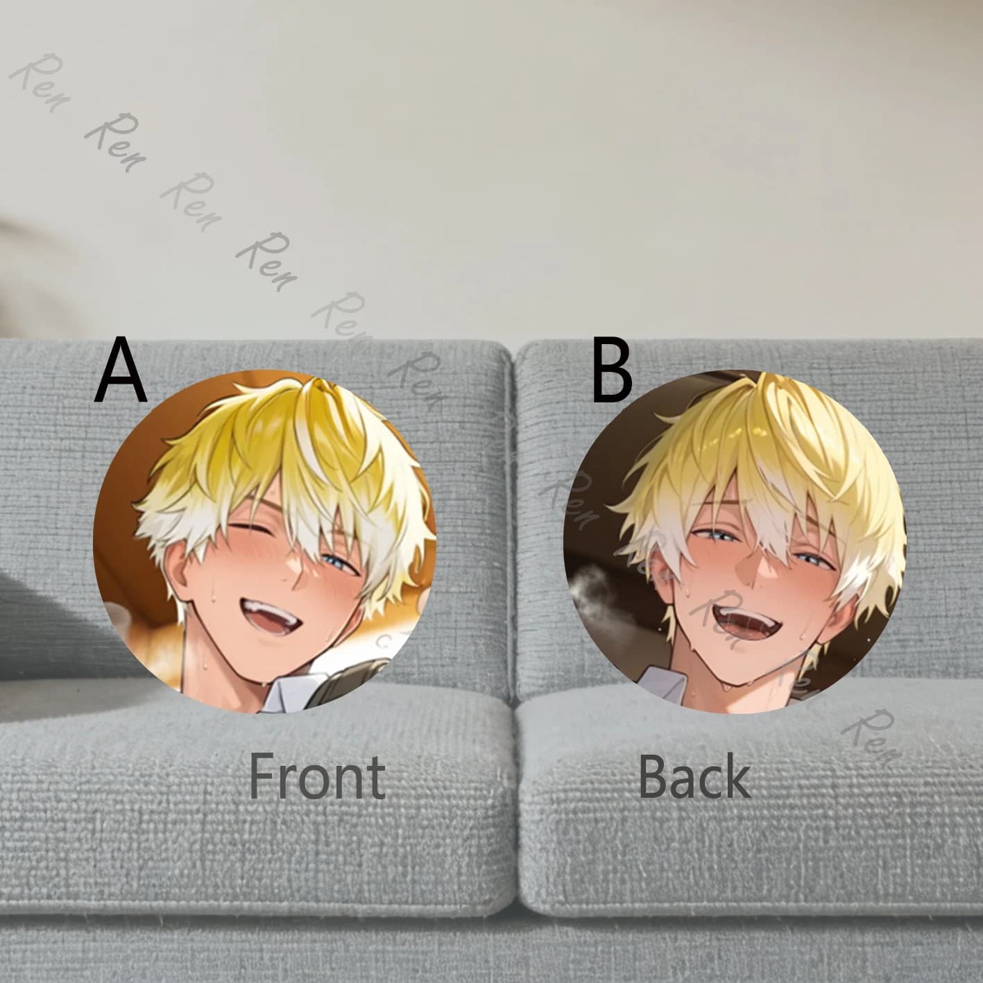 Dakimakura Anime Sonny Brisko pillow case for sofa, front-back printing, 40X60 cm