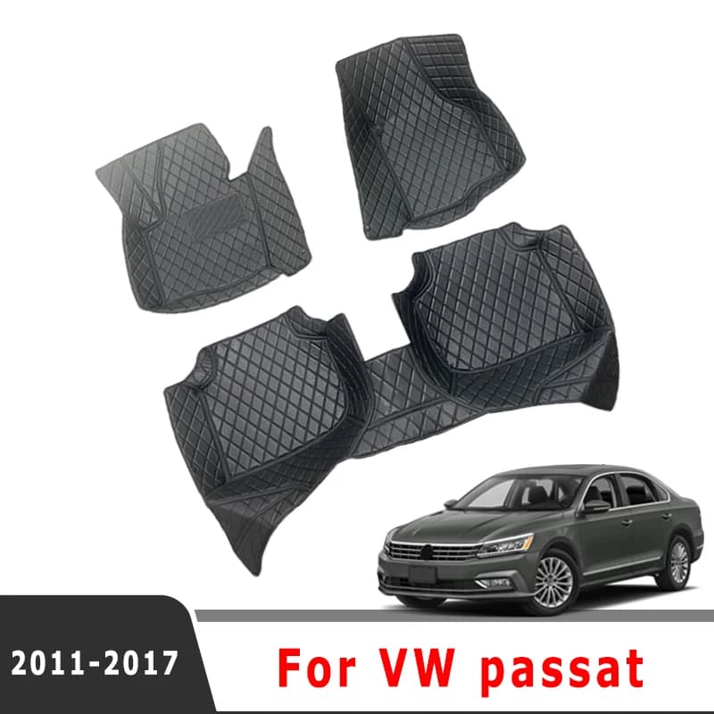 Tappetini auto Tronco Tappeto Per Passat 2017 2016 2015 2014 2013 2012 2011 Auto Interni Accessori Impermeabili Per Volkswagen vw