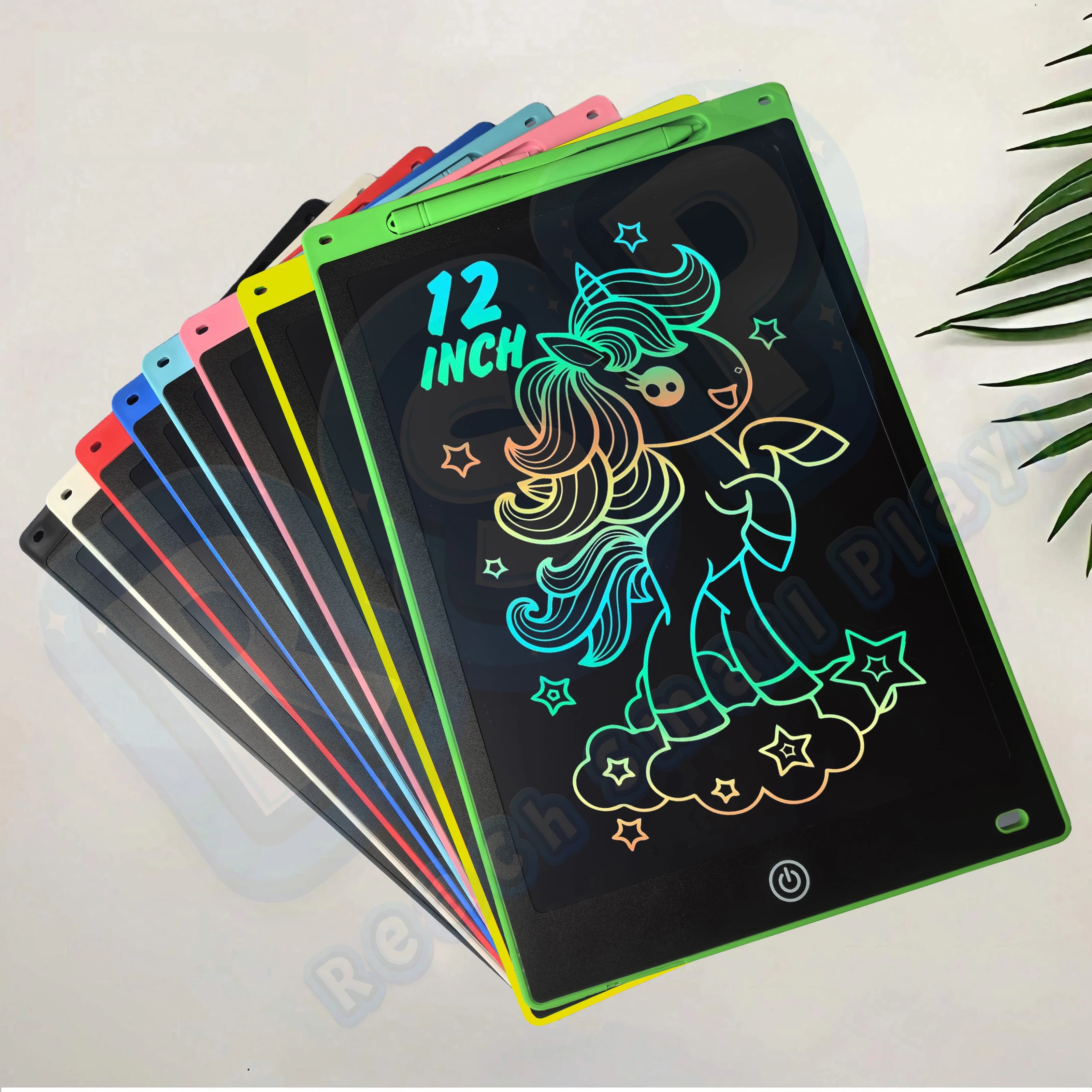 Tavoletta da disegno per scrittura LCD da 12 pollici Tavoletta per doodle Tavoletta grafica digitale Tavolette per scrittura a mano Tavoletta da disegno giocattolo Regali per lavagna per bambini