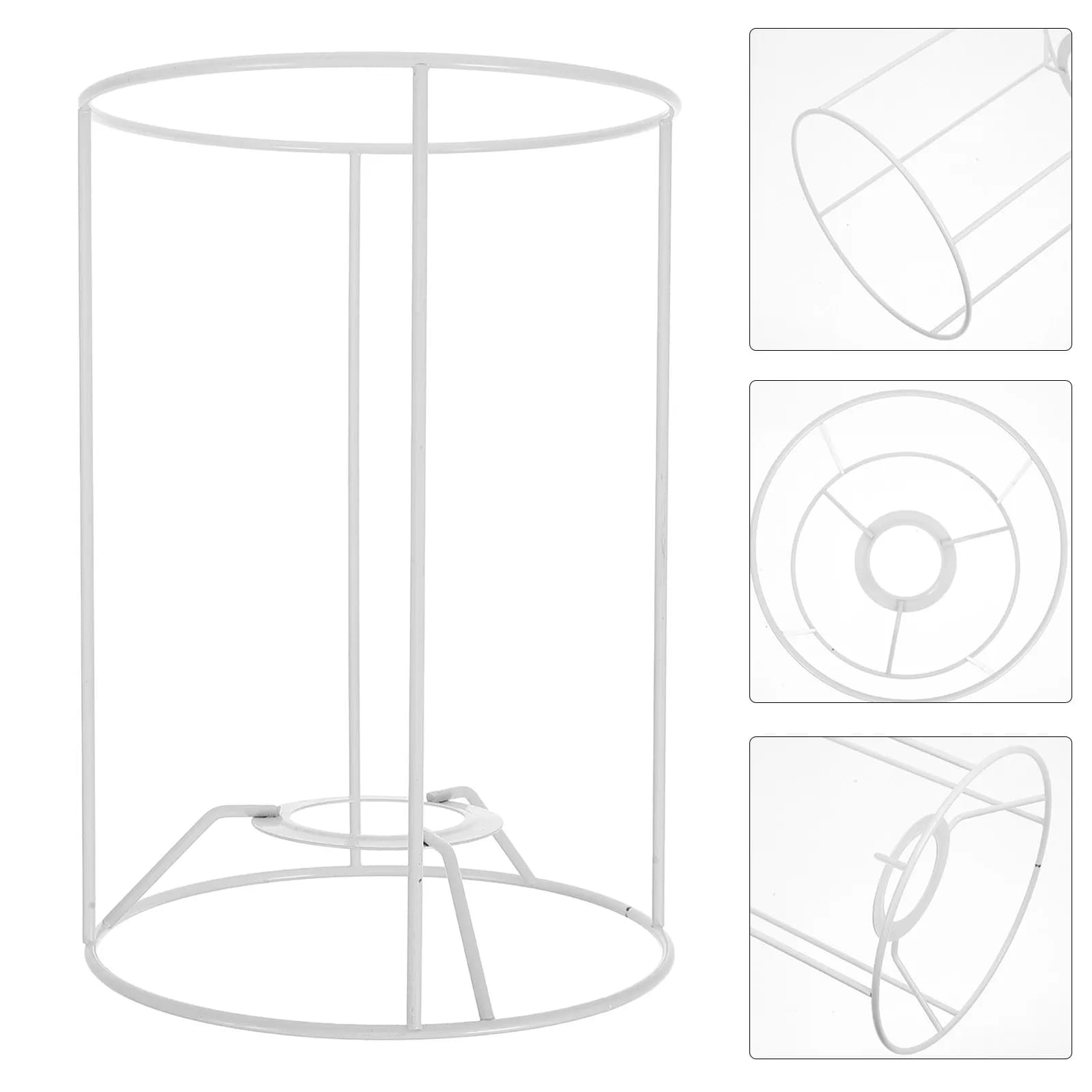 Lampshade Frames Metal Lamp Shade Frame Simple Elegant Structure Easy Install for DIY Lampshade Making Table Floor Desk Lamps