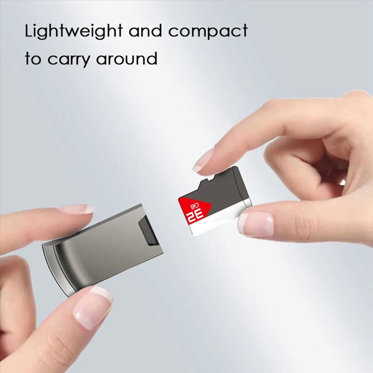 Lettore di schede Mini TF 10X USB per computer, adattatore lettore di schede di memoria TF con indicatore LED