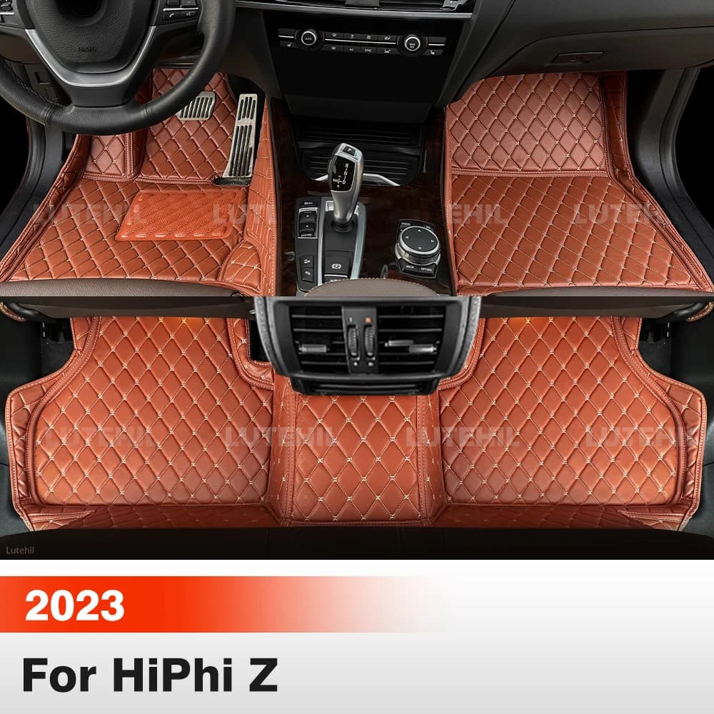 Tappetini per Auto HiPhi Z 4/5 Posti 2023, Copertura in Moquette per Tutte le Stagioni, Protezione Interna, Accessori