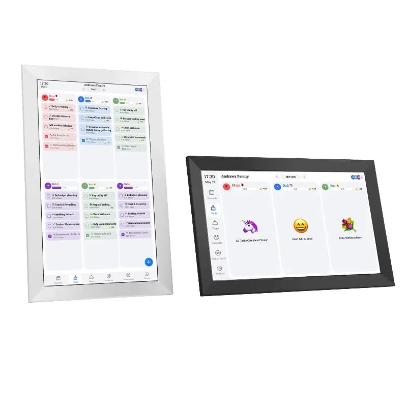Cornice digitale personalizzata da 15,6 pollici con WiFi, cloud e 32GB di memoria, con app gratuita per la condivisione.