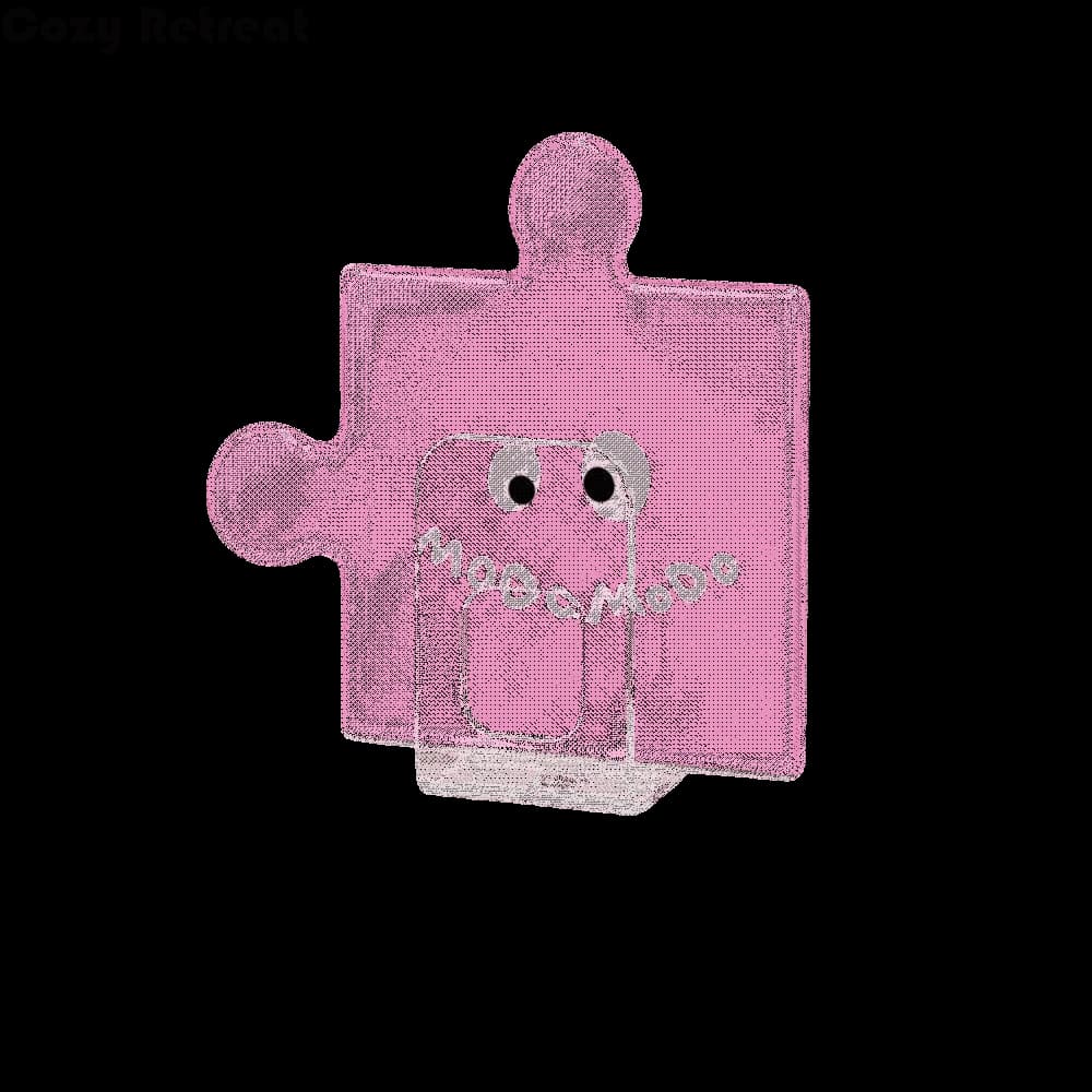 Gancio Adesivo Multiuso a Forma di Puzzle, Impermeabile, Senza Foratura, Design Geometrico Divertente, Porta Spazzolino per Pareti Piastrellate