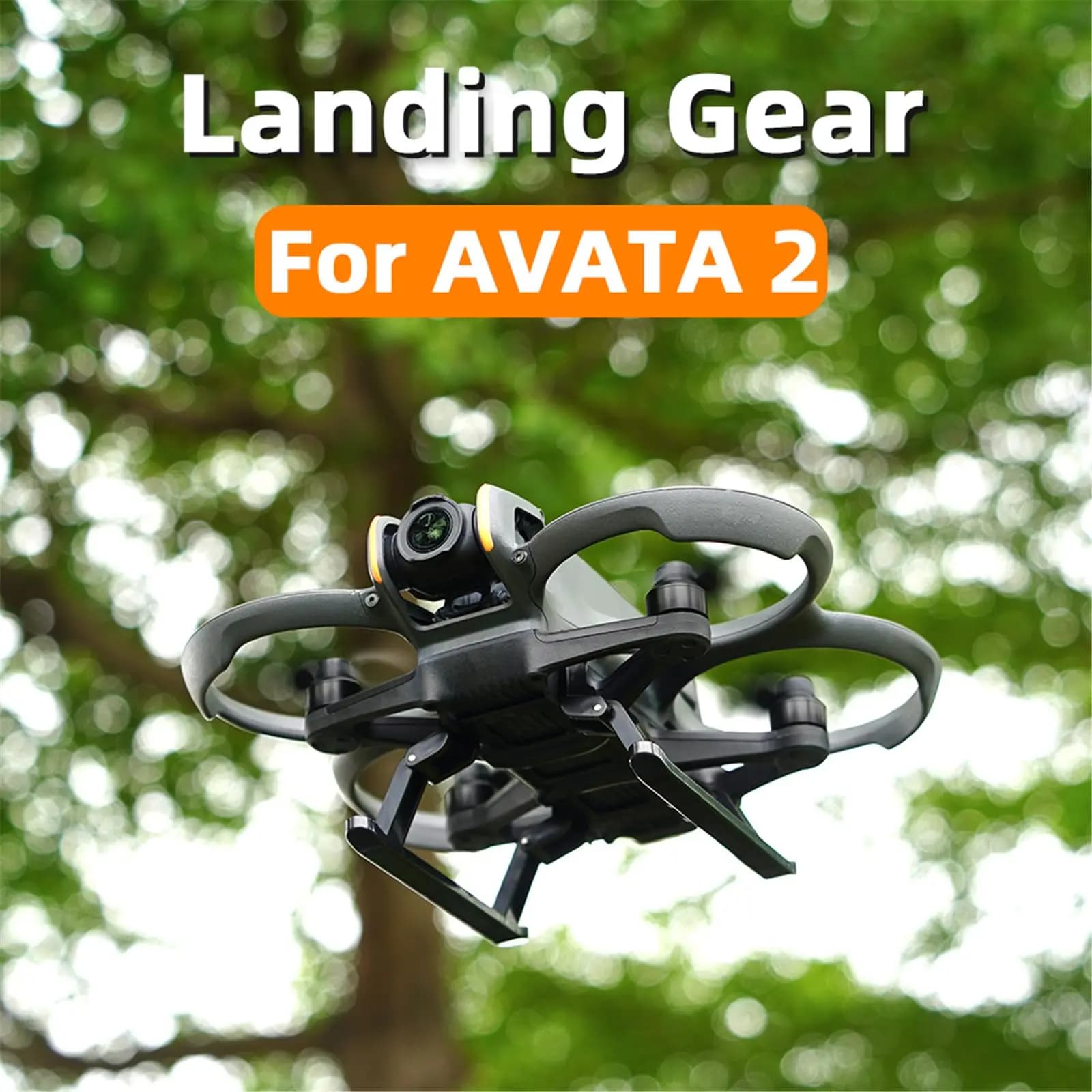 Carrello di atterraggio pieghevole per DJI Avata 2 Extender Altezza Aumenta Protezione Staffa stabile Supporto a sgancio rapido Accessori per droni