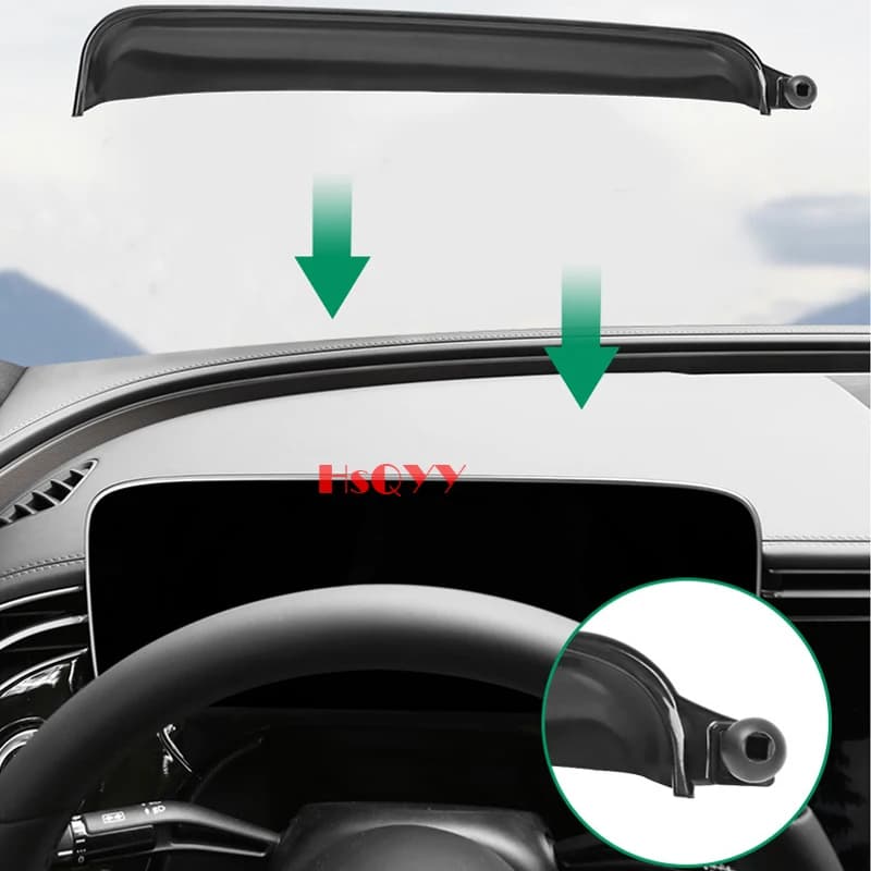 Per Mercedes Benz Classe E W214 V214 E200 E260 E300 2024 Cruscotto di Montaggio GPS Supporto Del Telefono Schermo Fisso Clip Morsetto Del Basamento In Auto